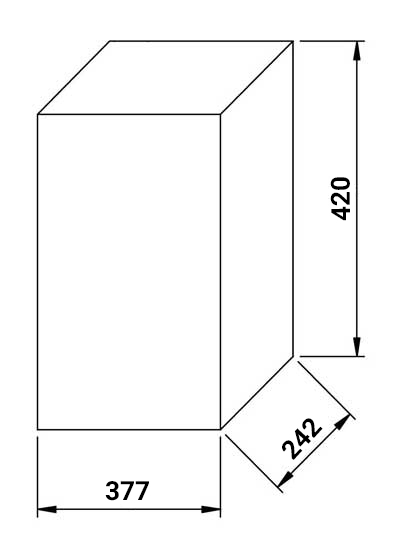 ابعاد بسته بندی پمپ آب خطی استیل ابارا LPS 25-15M