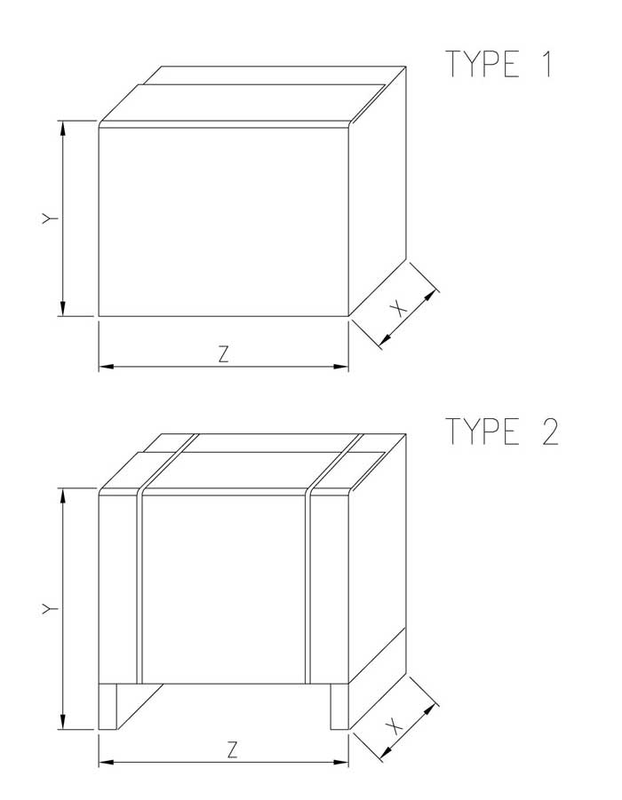 ابعاد بسته بندی پمپ آب چدنی پروانه استیل ابارا 3D 32-125/1.1 